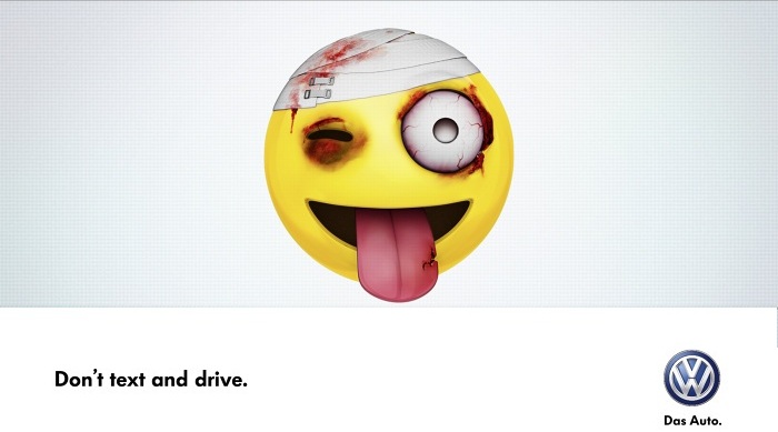 Volkswagen Campaign Why You Shouldn T Text And Drive Eyes On The Road