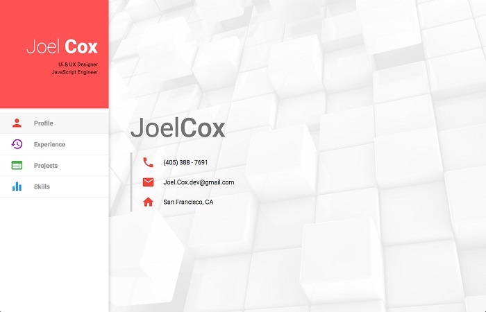 joelcox material design site