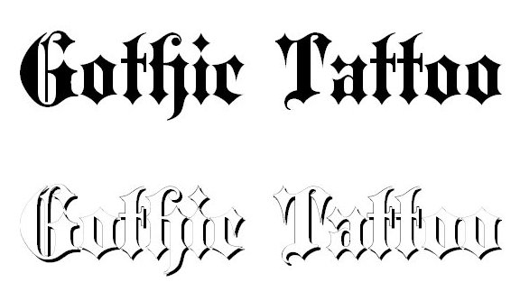 30 Best Free Tattoo Fonts (2015)
