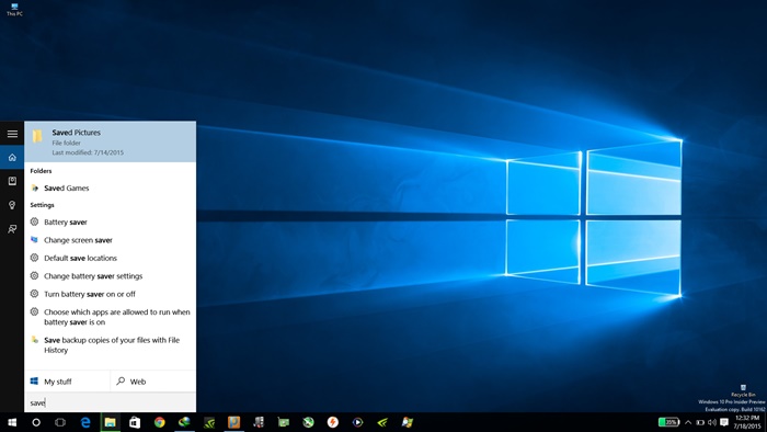 Microsoft Cortana in Windows 10