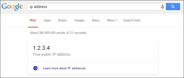 Know your IP Address