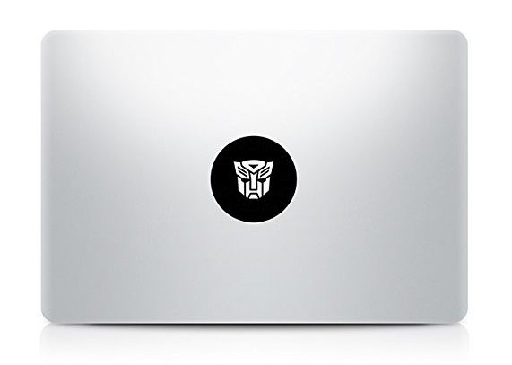 Alien Say HelloGlowing Apple Logo Macbook Decal Vinyl Sticker Apple Mac Air Pro Laptop Sticker 