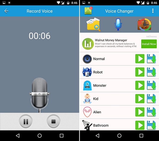 voxal voice changer app for android