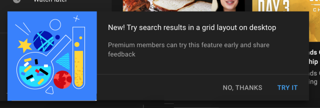 youtube grid search