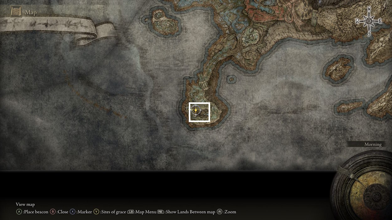 Reach this area of the map on Elden Ring Shadow of the Erdtree to find Putrescent Knight