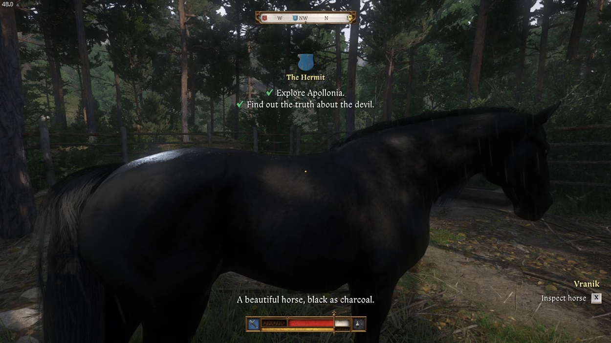 Find the Hermit's horse in Kingdom Come Deliverance 2