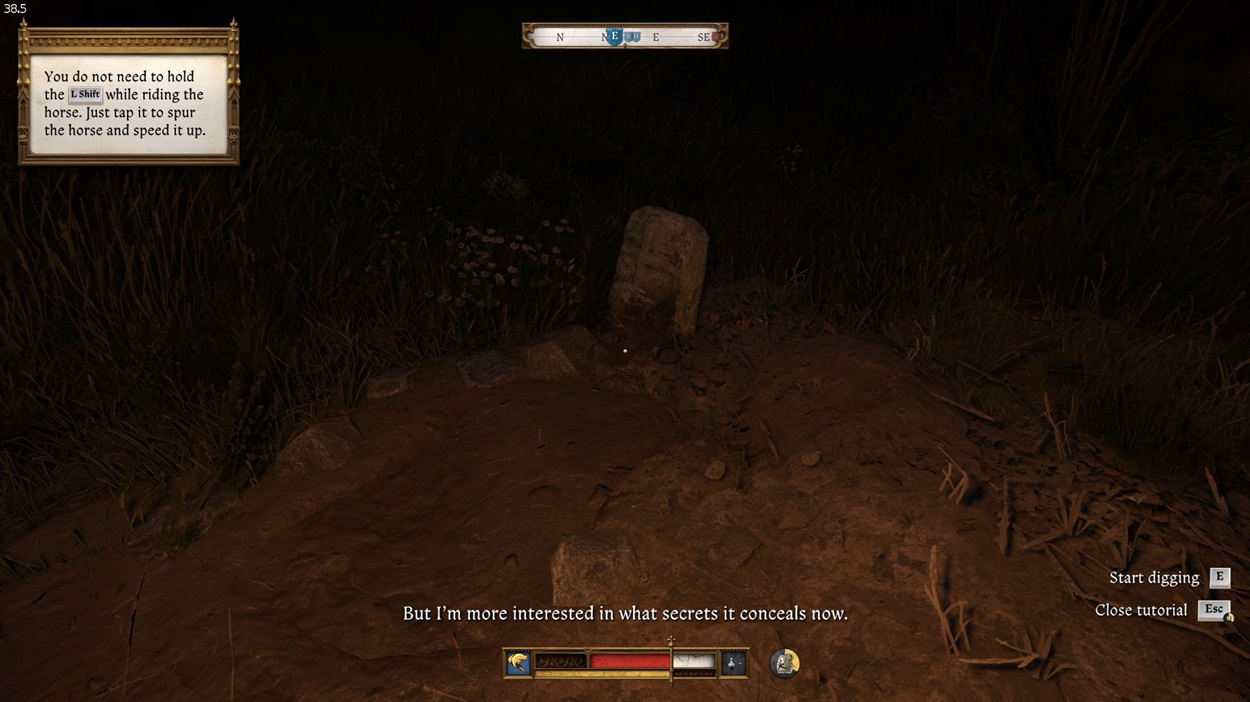 The cross near the grave for the Hermit quest in KCD 2