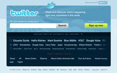 The Evolution of Twitter Homepage From 2006 to 2011 (Pics)