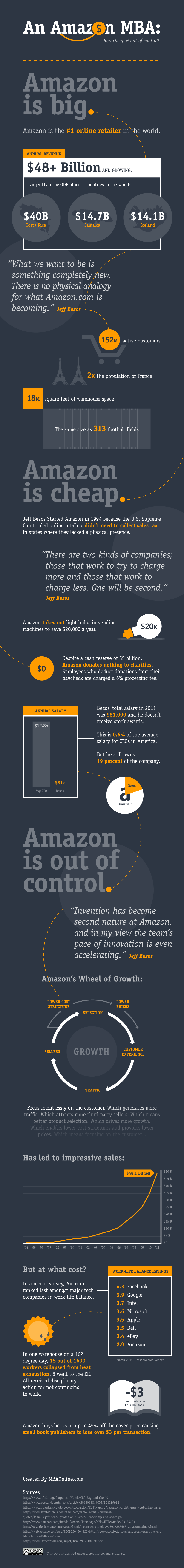 Amazon – The Inside Story [Infographic]