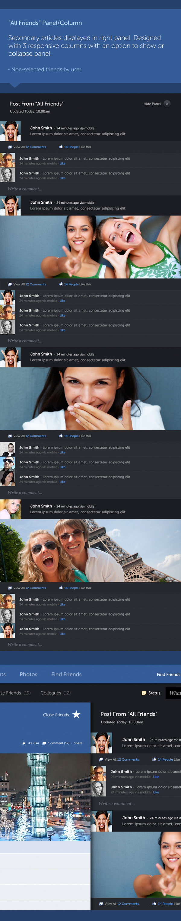 Facebook new design concept 4