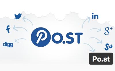Monetizing social sharing with Po.st
