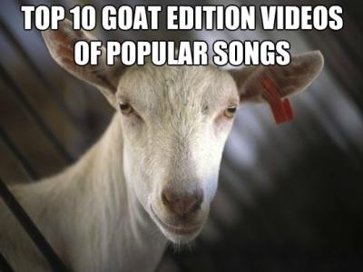 Top 10 Goat Edition Videos of Popular Songs
