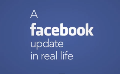 Facebook Updates in real life
