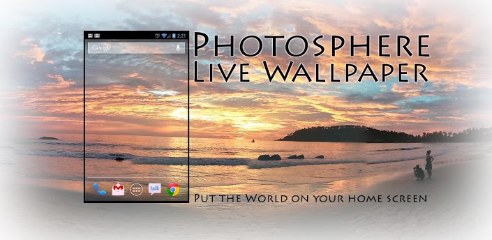 Photosphere Live Wallpaper