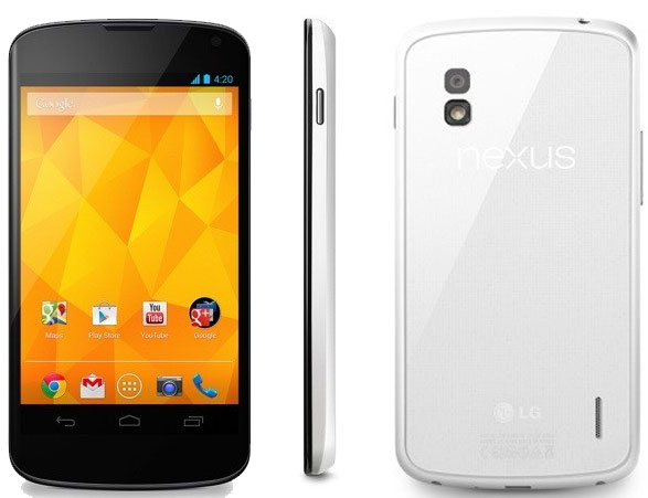 LG nexus 4 white