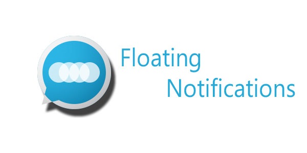 floating notifications