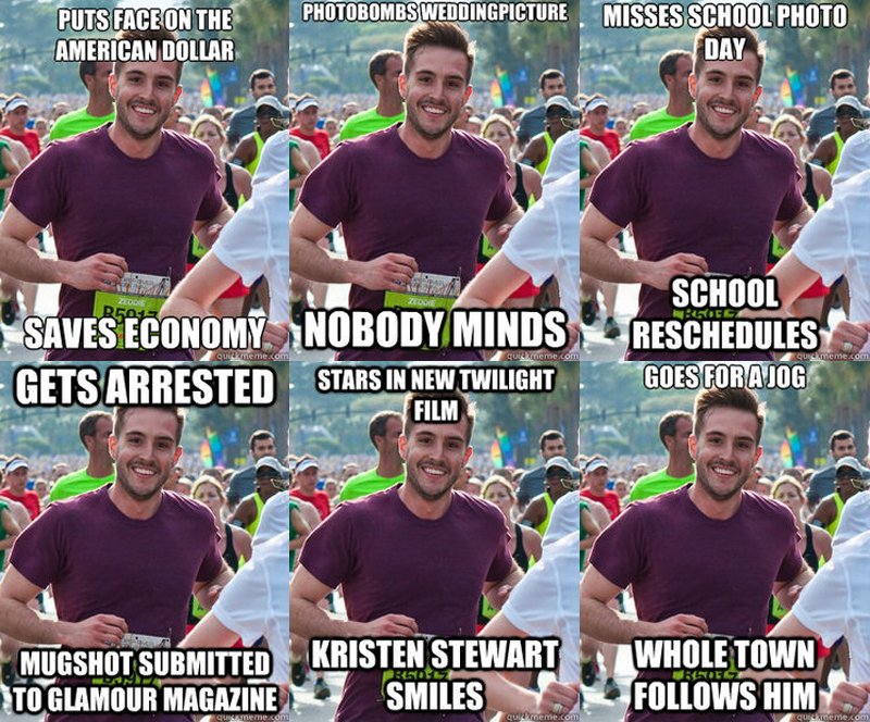 origin of ridiculously photogenic guy meme