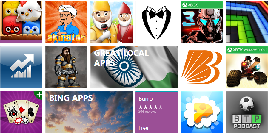 Windows phone apps