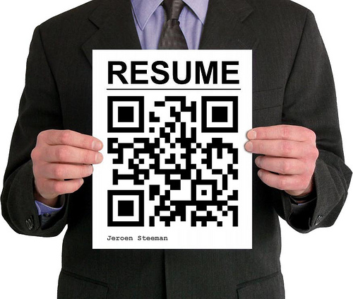 QR code resume