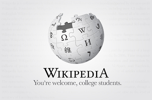 Wikipedia Honest Slogan