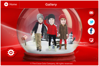 Coca Cola Christmas Snow Globe