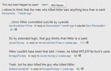 hitlers comment on youtube