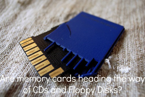 Memory cards are dying out.