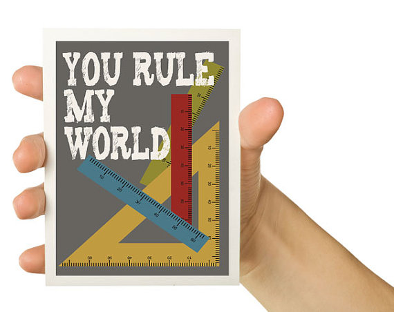 You rule my world - Geeky Card