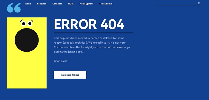 Nokia Conversations error page