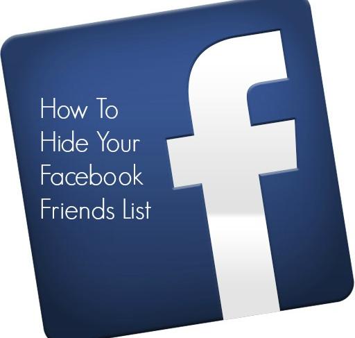 Hide Facebook Friends List