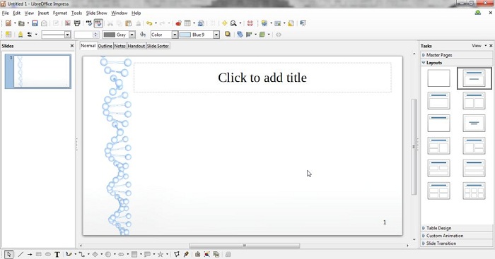 LibreOffice Impresss - Alternatives to Microsoft Powerpoint