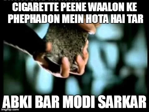cigarette - Abki Baar Modi Sarkar