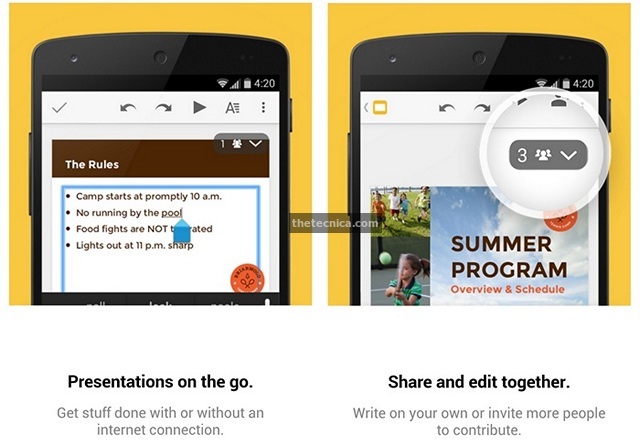 Google Slides Android App Review 2