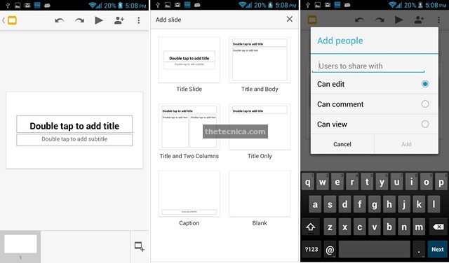 Google Slides Android App Review 7