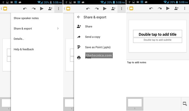Google Slides Android App Review 8