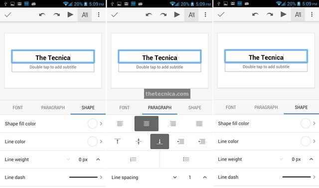 Google Slides Android App Review 9