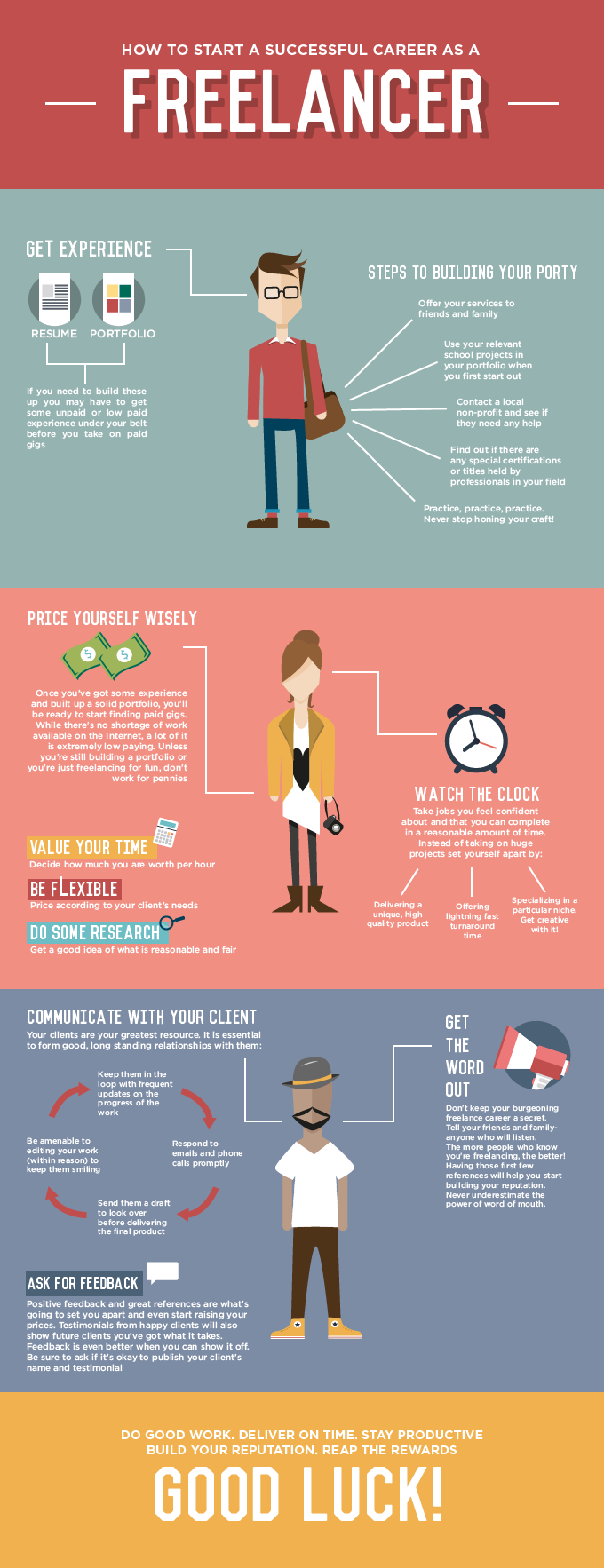 How-to-start-a-successful-career-as-a-freelancer-infographic