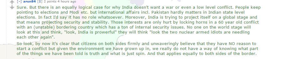 Opposite Information in India-Pakistan Newspaper