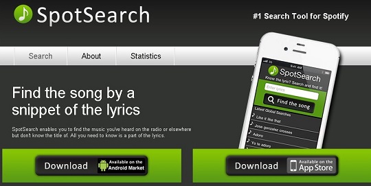 Spotsearch music app logo