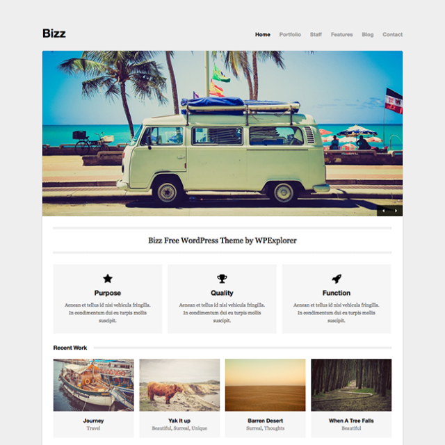 bizz business theme