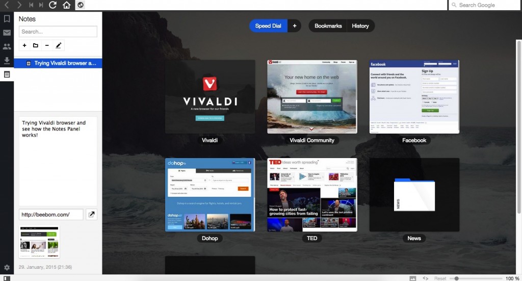 vivaldi browser opera