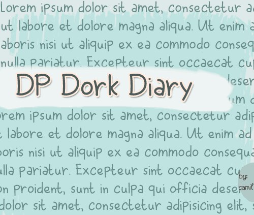 handwriting-fonts-dorkdiary