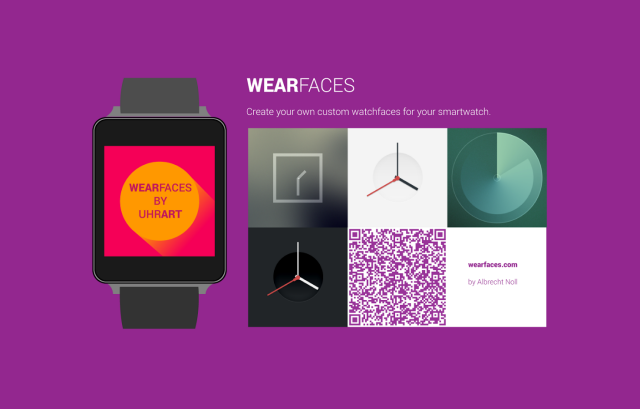 Android Wear Faces Creator