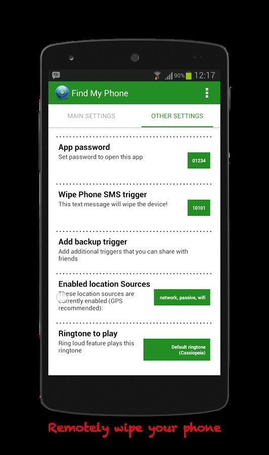 how to turn on find my device android when stolen