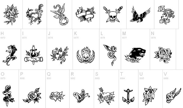 45+ Tattoo Fonts - Free TTF, OTF, Format Download