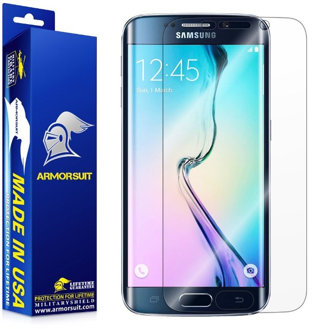 AmourSuit MilitaryShield Samsung Galaxy S6 Edge Screen Protector