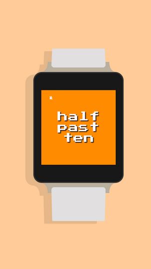 human time watch face
