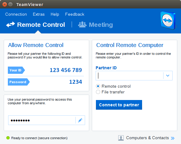 teamviewer portable linux