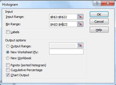 11. histogram options