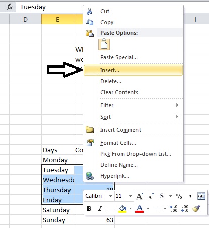 Adding multiple rows or columns at once